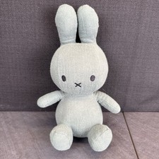 Nijntje Miffy Green Bunny Bon Ton Toys 8" Plush Stuffed Baby Toy Dutch Design