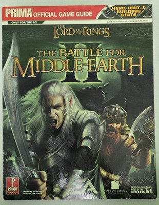 Lord of the Rings Battle for Middle Earth II Prima Official Game guide for PC