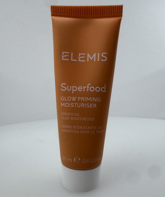 Elemis Superfood Glow Priming Moisturizer - 0.6 fl oz / 20 ml Travel Size - New
