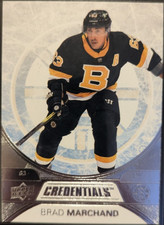 2021-22 Upper Deck Credentials #20 Brad Marchand