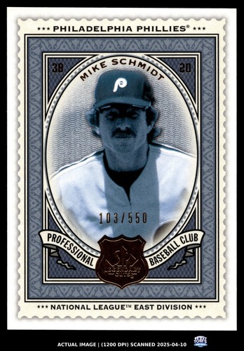 2009 SP Legendary Cuts #126 Mike Schmidt #/550 NM HOF - Picture 1 of 2