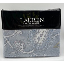 Ralph Lauren Duvet Cover Set Karina Paisley Full/Queen 2 Standard Shams Cotton