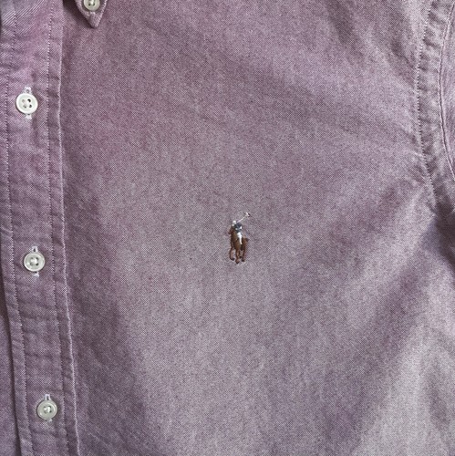 Polo Ralph Lauren Mens Red Long Sleeve Button Up Dress Shirt XXL 100% Cotton - Bild 3 von 11