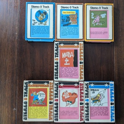 Adults Only Stag Party 8 Track  Tape Lot Comedy Erotic Stories Sleaze rated x