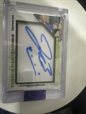 2025 Panini Boys of Summer Jacob Misiorowski Jumbo Acetate Auto /199 Brewers 