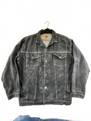Vintage GAP Jeansjacke Black Washed Vintage Gr. XL