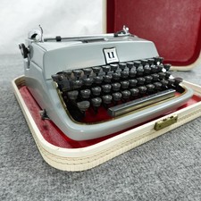 Vintage Underwood Crest Typewriter Cleaned Working MCM Nice 1960s W/ Case USA thumbnail