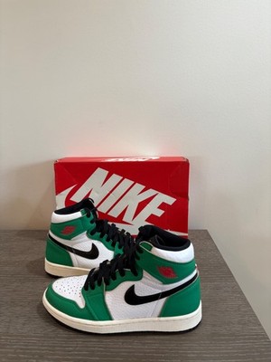Nike Lucky Green Jordan 1 High tops size 8