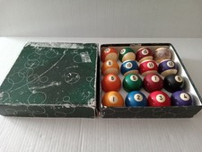 Billiard Pool Balls 2 1/4" Set in Original Box