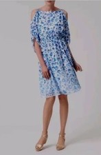 Lk Bennett Silk Dress 18 Small New 