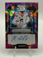 2025 Prizm Draft Picks - KeAndre Lambert-Smith - Purple Ice Auto (RC) /199
