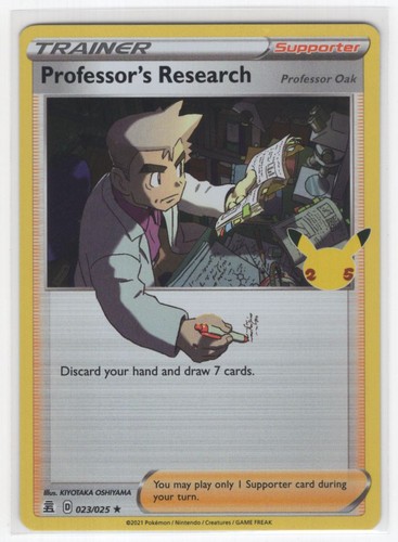 #23 2021 Pokemon Celebrations Professor's Research [Professor Oak]