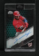 2020 Topps Chrome Black Green Refractor /99 Victor Robles #CBA-VR Auto 18pg