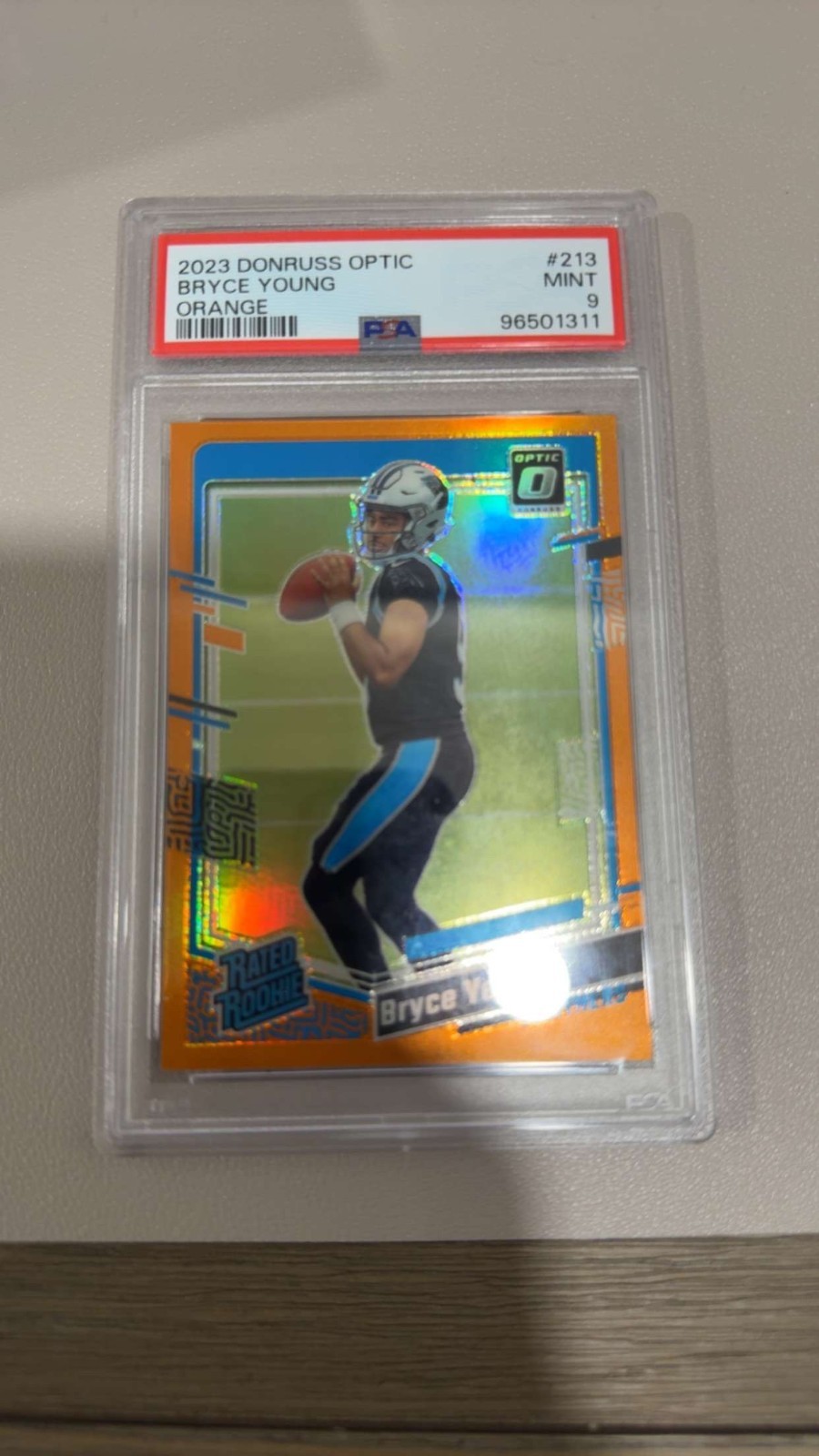 2023 Panini Donruss Optic - Rated Rookie Bryce Young #213 Orange Prizm /249 (RC)