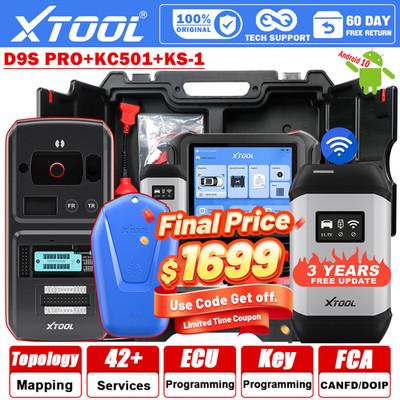 XTOOL D9SPRO KC501 KS-1 Auto Programmer Car Diagnostic Tool E.CU Coding Scanner