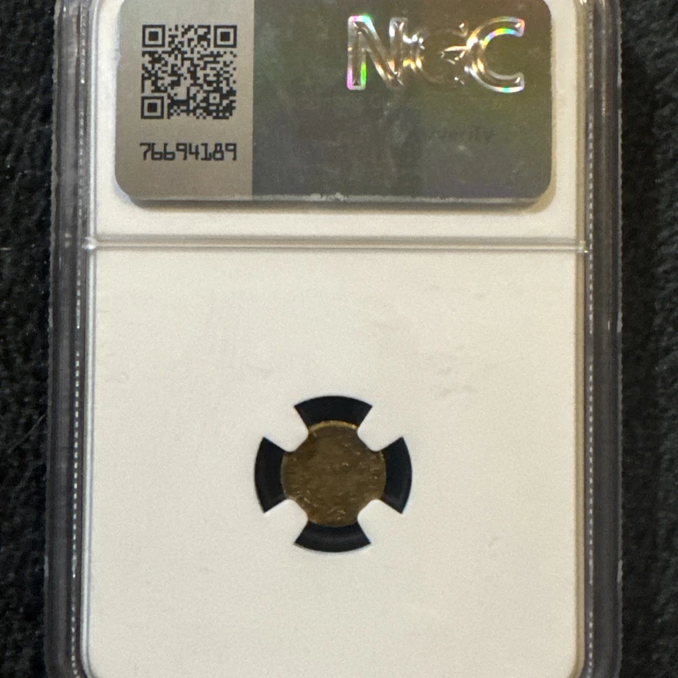 1860/6 Round Liberty Gold 50 Cent AU DETAILS Remove FROM JEWELRY BEAUTIFUL COIN - Image 3 of 4