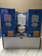 LIGHT BULBS OptoLight Compact Fluorescent CFL 42W Spiral Soft White Lot Of 8