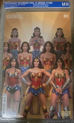 UNCIRC WONDER WOMAN #13 (NICOLA SCOTT VARIANT)(2024) COMIC BOOK ~ DC COMICS