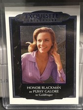 2024 UD Exquisite James Bond 007 Honor Blackman As Pussy Galore /49 Blue
