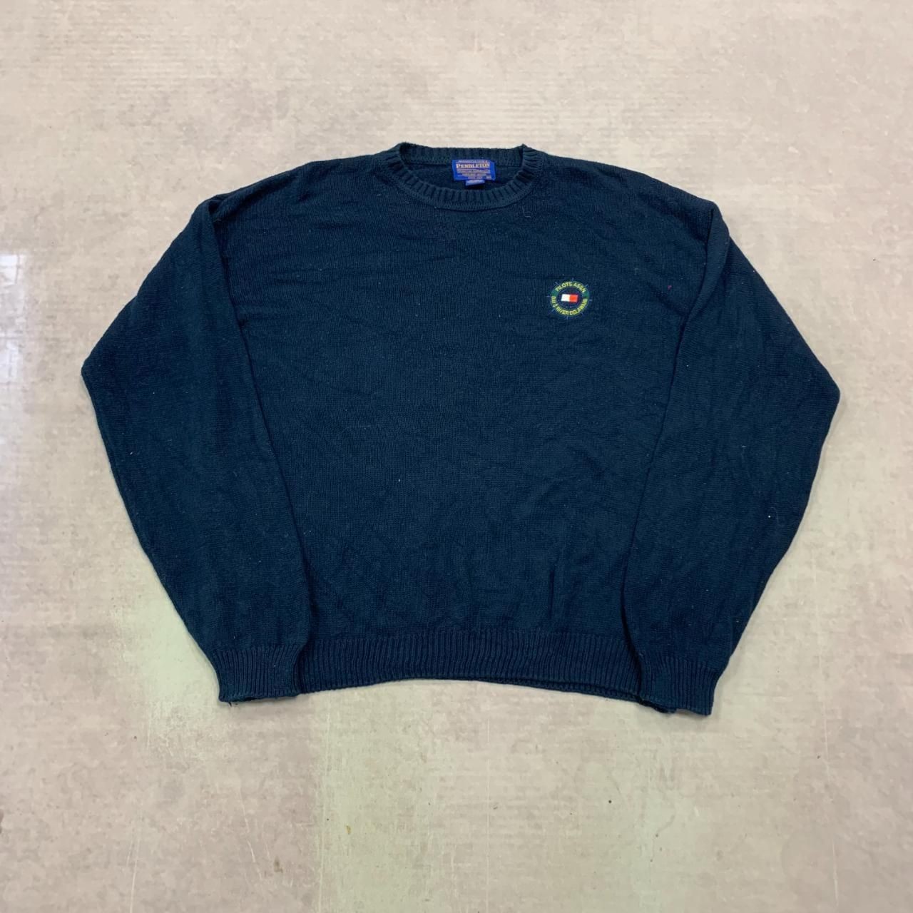 Pendleton Knitted Jumper Embroidered Patterned Ch… - image 1