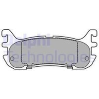 Delphi BremsbeläGe Bremsbelegsatz Hinten System Akebono FüR Mazda MX-5 II