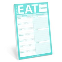 Knock Knock What To Eat Pad Mint Green - Stickers - J245Z