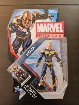 Marvel Universe Nova Action Figure Series 4 #019 Hasbro Comic Shot Boxed 2011