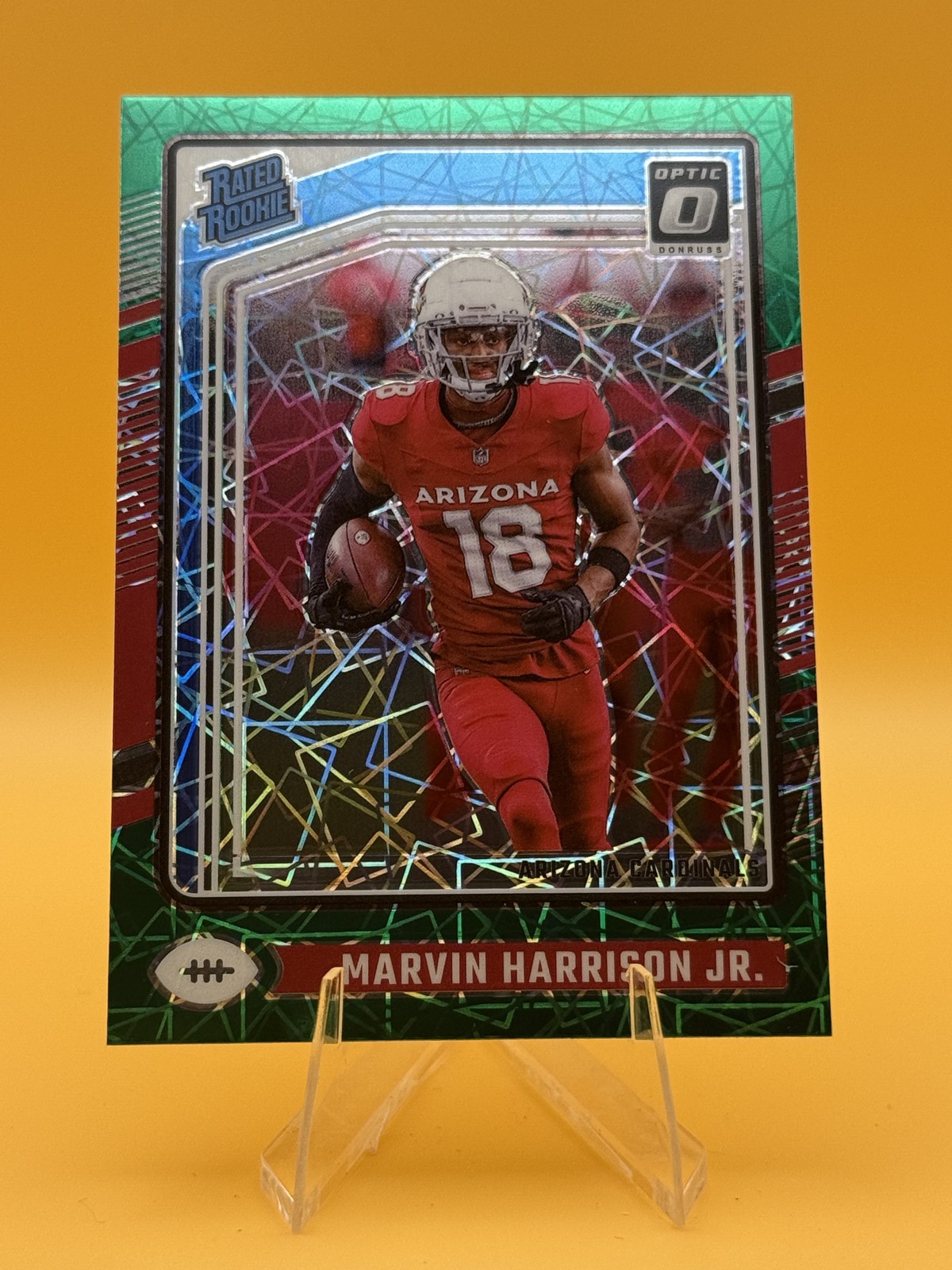 2024 Panini Donruss Optic - Rated Rookie Marvin Harrison Jr. #276 Green Velocity