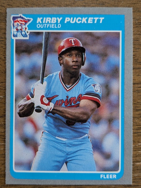 1985 Fleer - Kirby Puckett #286 (RC) ROOKIE Minnesota Twins -SHARP Pack fresh