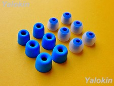 12pcs BLMF-CLBL S/M/L Memory Foam and Round Eartips for Jaybird X3 Headphones