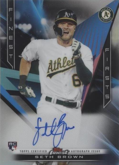 2020 Topps Finest - Seth Brown #FFA-SB - 1 of 1