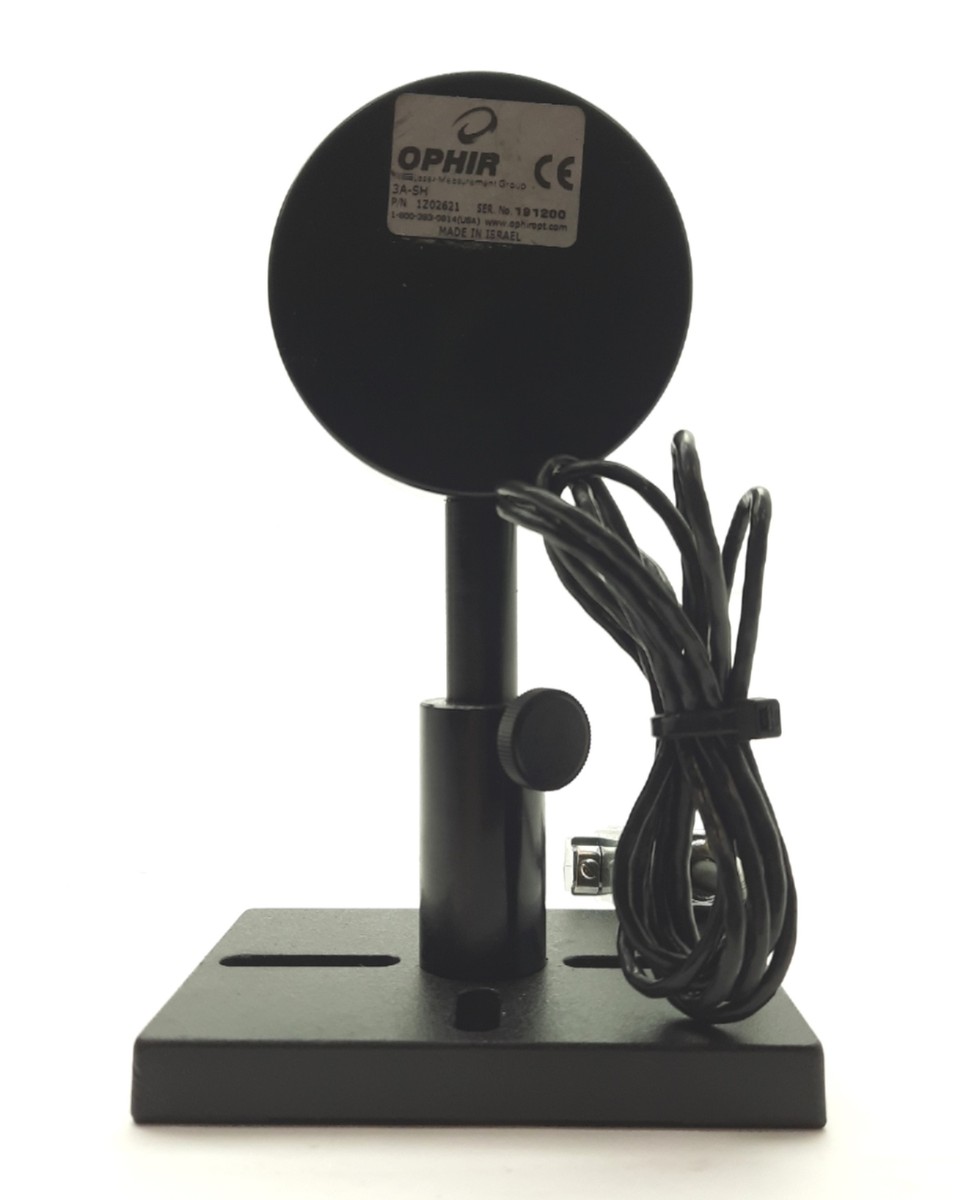Ophir 3A LASER Power/Energy Sensor 10µW-3W 20µJ-2J .19-20µm Ø9.5mm