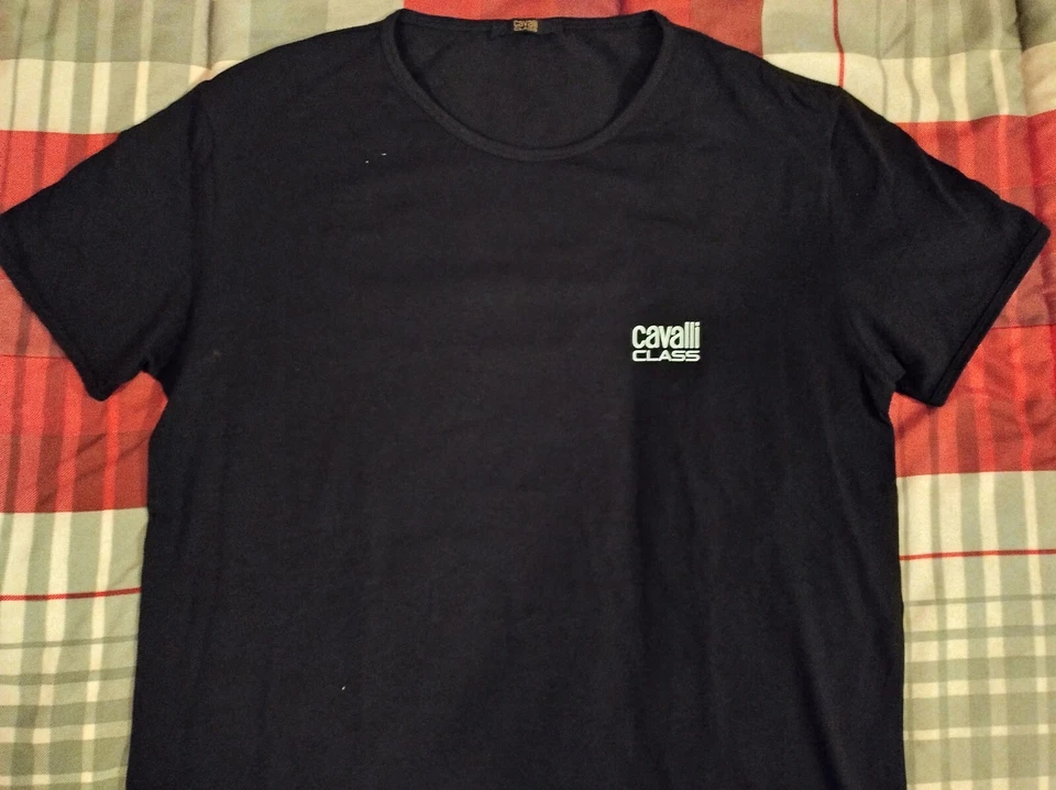 Completo Slip Uomo M Nero + T-shirt Maglietta Mezze Maniche Nera L Just Cavalli - Immagine 2 di 4