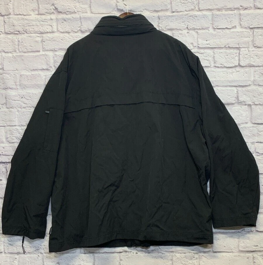 CHAQUETA ABRIGO CALVIN KLEIN HOMBRE NEGRO NAILON Y ALGODÓN TALLA 2XL Foto 4 de 4