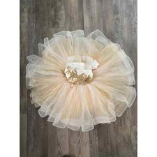 Gorgeous Tulle Princess Birthday Flower Girl Pageant Dress