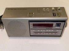 Vintage GE Two Wake Times AM FM ALARM Clock Radio Model 7-4637A, AC 120V Works