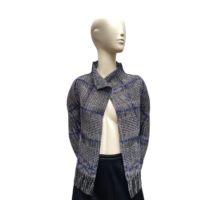 Issey Miyake Rare Vintage Grey Navy Cauliflower  One size fits XS to M
