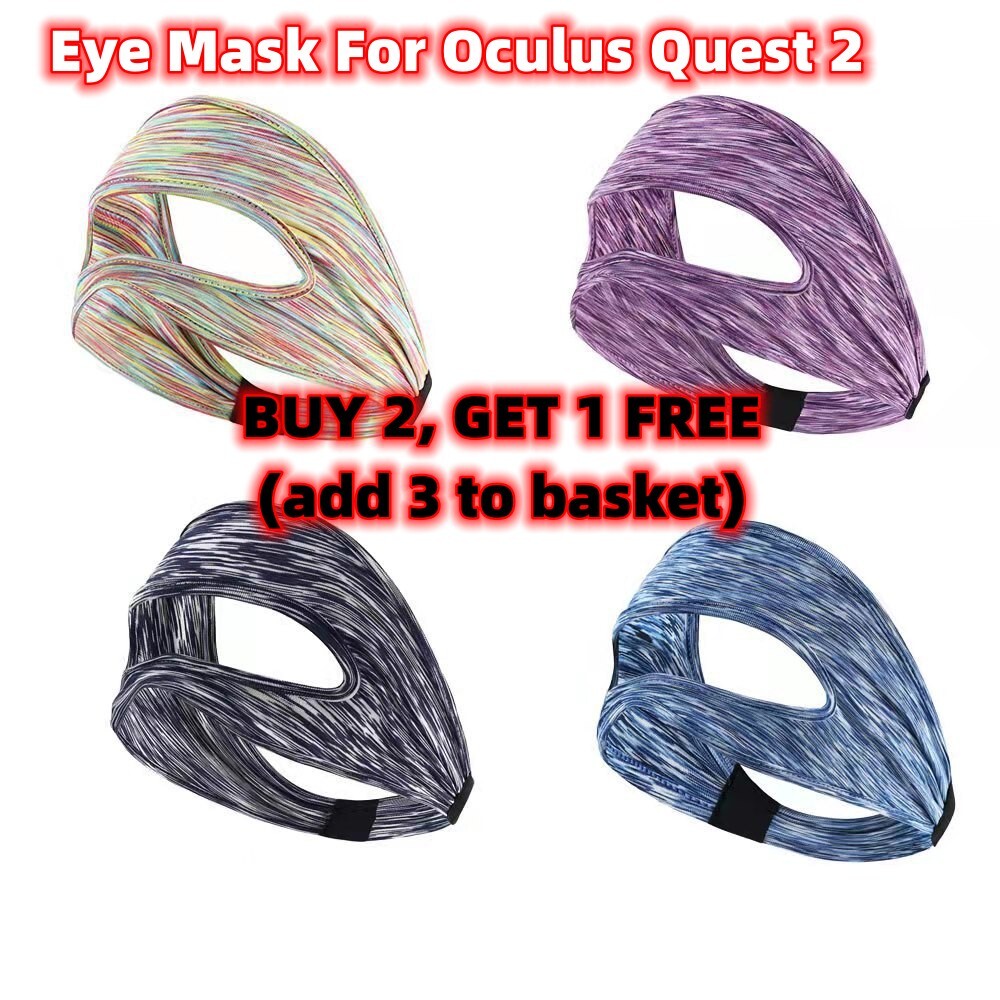 Home VR Eye Mask Cover Breathable Sweat Band for Oculus Quest VR