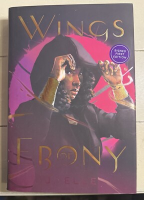 SIGNED + NEW - WINGS OF EBONY by J. Elle (2021, Hardcover) 