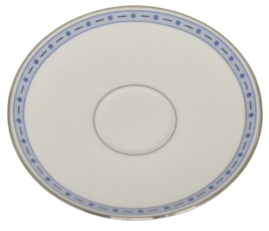 Tazze Tazzine Caffè Set per 6 Richard Ginori Lago Maya Porcellana Bianco Blu, fotografia 6 di 7