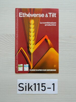Landwirtschaft Weizen AUFKLEBER ETHEVERSE TILT STICKER wheat adesivio Aufkleber