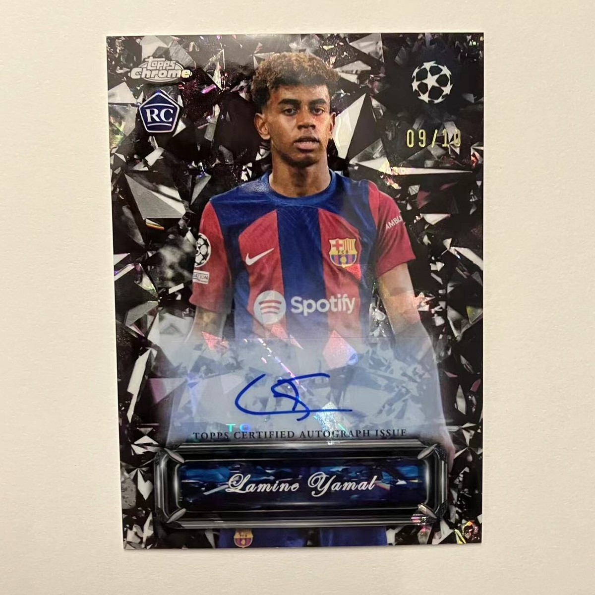 Lamine Yamal auto ヤマル　サイン入りカード Lamine Yamal サイン入りカード 2023-2024 Topps