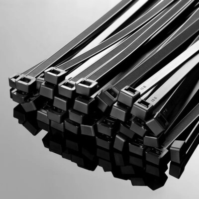Profi Kabelbinder Schwarz 7,6 x 600mm Industrie Qualität groß XXL 60cm Schwarz