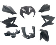 Set de carénages pour Yamaha Aerox / MBK Nitro noir mat 8 pièces