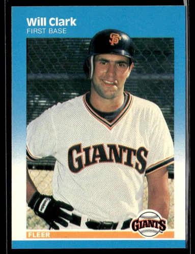 1987 Fleer Glossy - #269 Will Clark (RC)