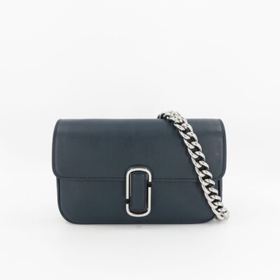 Marc Jacobs Women's The J Marc Crossbody Shoulder Bag Blue Sea OS