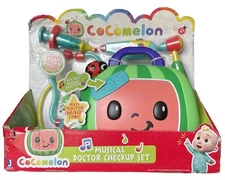 NEW! On hand, ready to ship! COCOMELON Musical Doctor Checkup Set w/accessories 