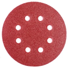 50x 5inch Sanding Discs 120 Grit Hook Loop 8-Hole Sandpaper Orbital Sander Paper