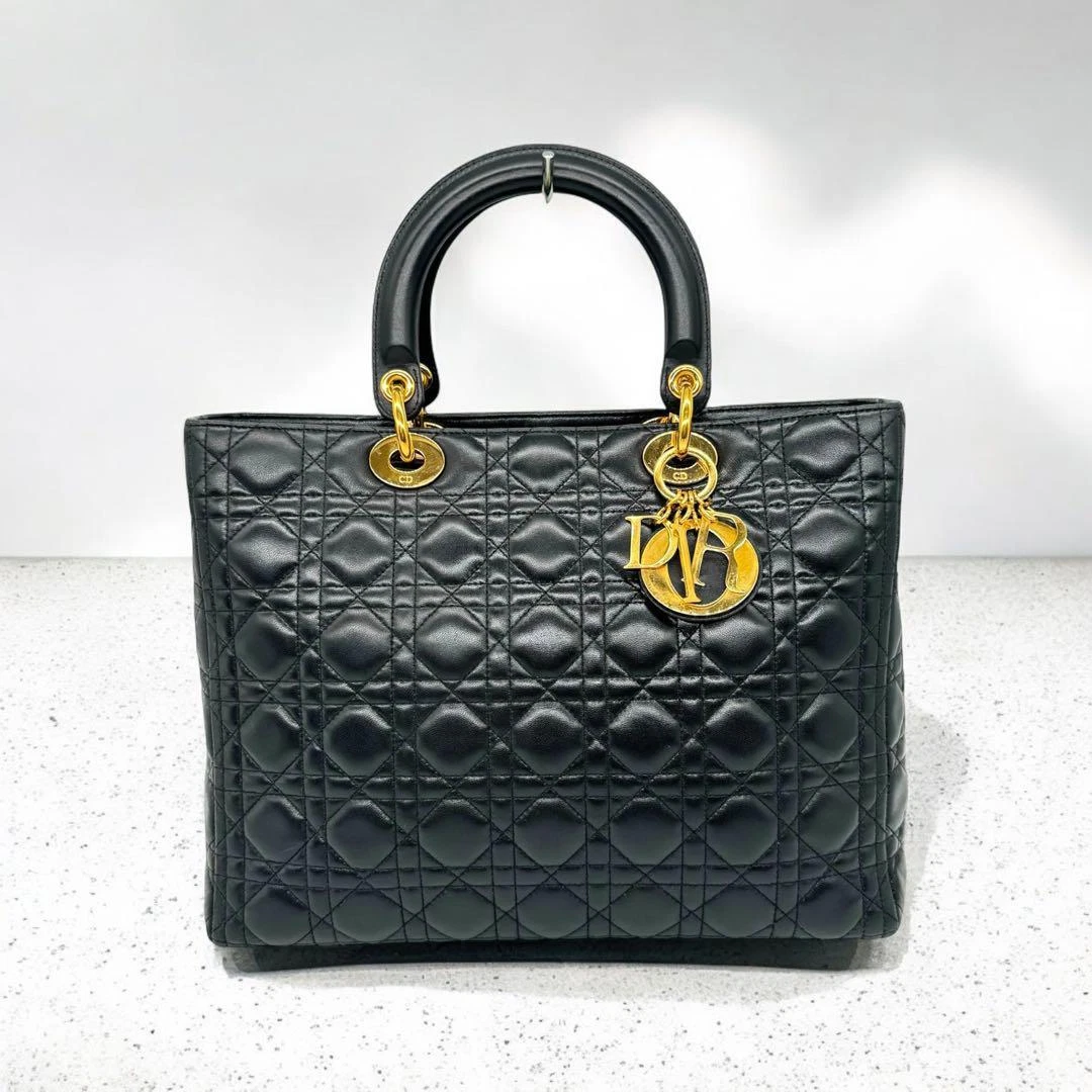 Sac à main Christian Dior Lady Cannage