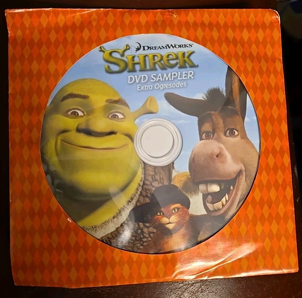 Shrek DVD DreamWorks Sampler Extra Ogresodes New Note 667068901221